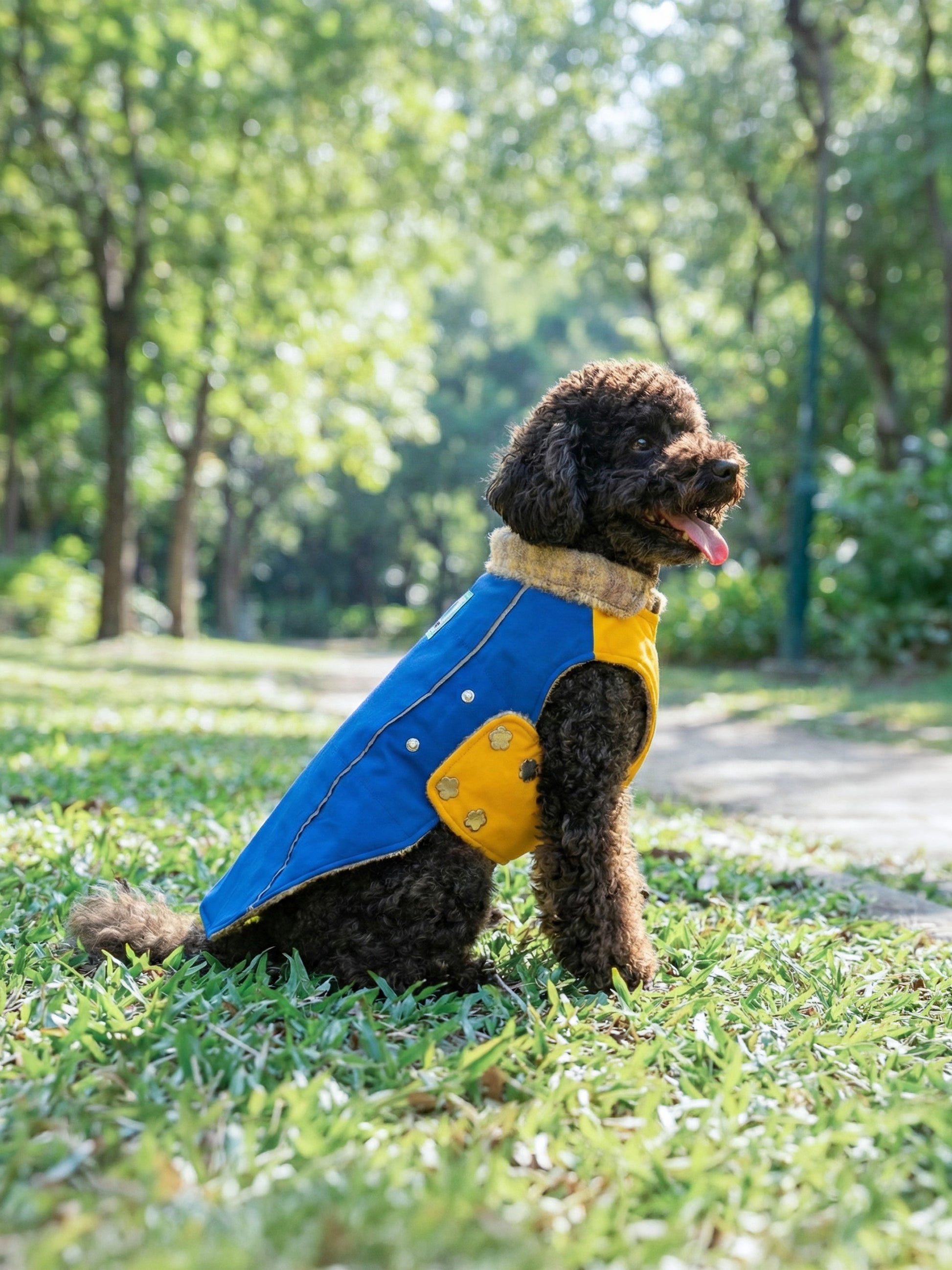 Black Dog Modeling KIDCORE Blueberry Cheese Reversible Vest - Side View